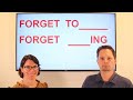 Understanding 'Forget' with Gerunds