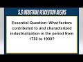 Industrial Revolution: Key Concepts and Impacts