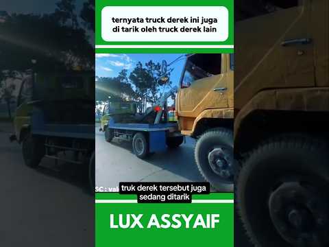 TRUCK DEREK INI JUGA DI TARIK OLEH TRUCK DEREK LAIN #shorts
