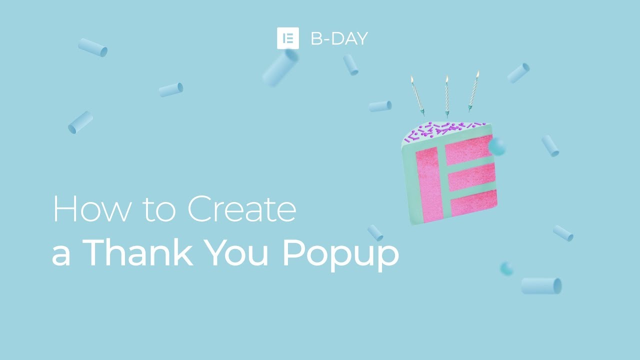 How to Create a Thank You Popup in Elementor - Sites on WordPress
