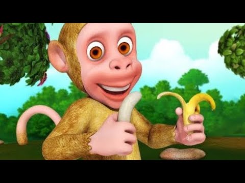 Bandar Mama Aur Kele | Hindi Rhymes for Children | Infobells