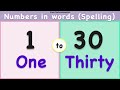 Learning Numbers in Words