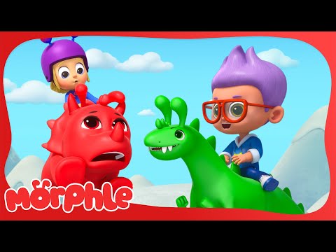 The Magic Dinosaur Race | 🔴 Morphle VS Orphle 🟢 | Fun Kids Cartoon | Magical Creatures