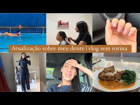 VLOG: não teve rotina, passei muito mal | volta ao dentista | almoço simples e gostoso| no trabalho