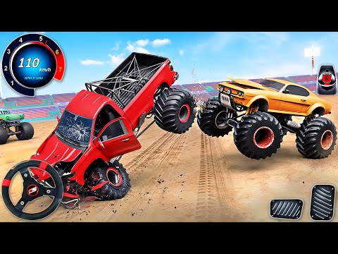 Extreme Monster Truck Demolition Derby - Car Crash Racing Simulator 3D - Android GamePlay #2