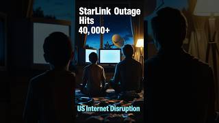 Starlink Goes Dark — 40,000+ Users Affected in U.S. #shorts