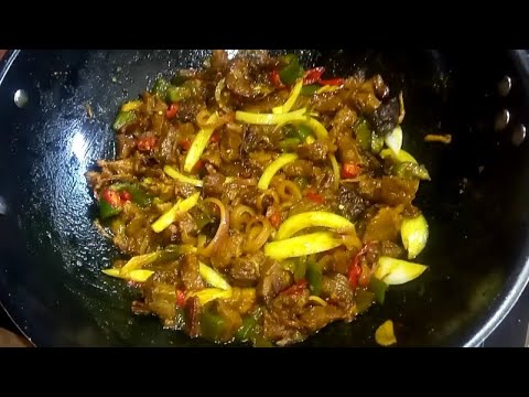 Resepi Daging Slice Atau Tetel Masak Kuning/Kunyit Selera Sangat