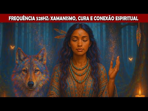 🔥 Música Xamânica 528Hz com Fogueira Crepitante | Cura do Coração e Conexão Espiritual 🔥