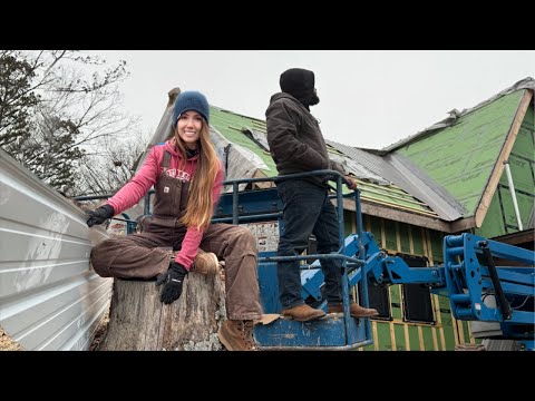 Metal Roof on DIY House Build | 18/12 Pitch Roof