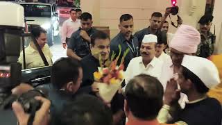 #The_great_entry #minister_Nitin_Gadkari #new_Maharashtra_Sadan_Delhi 
