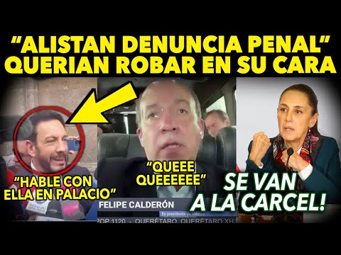 SE ACABO LA PACIENCIA! CLAUDIA ¡ALISTA DENUNCIAS PENALES! CALDERON LE CONTESTA, NO AGUANTO CORAJE