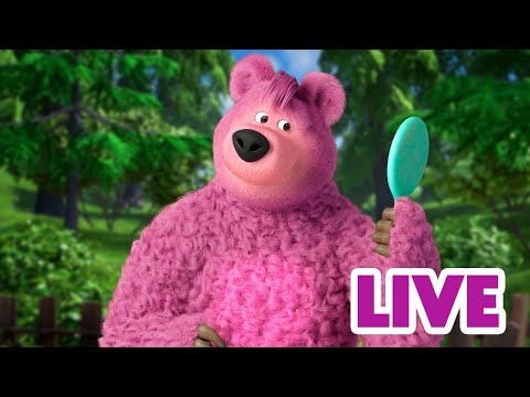 ماشا والدب 🐻👱♀️ LIVE STREAM! 🎬 من هو هذا الدب الأنيق؟ 🌸🐻