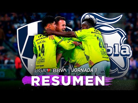 Monterrey vs Puebla | Resumen Completo | Liga MX CL2025 (J1)