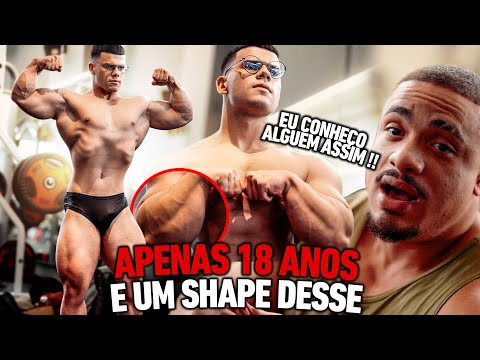 APENAS 18 ANOS COM UM SHAPE DESSES - ELE TEM O ANTEBRAÇO DO RAMON !!!