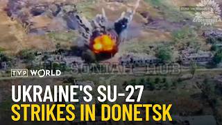 YouTube video thumbnail: Su-27 Destroys Russian Position With GBU Bombs