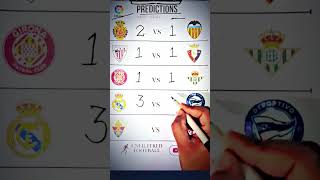 La Liga Predictions matchday 32 🚨Today! 👀#footballshorts