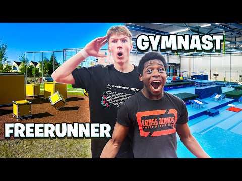 WAT GEBEURT ER ALS EEN FREERUNNER EN GYMNAST SAMEN TRAINEN?