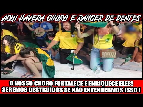 O NOSSO CHORO FORTALECE E ENRIQUECE ELES! SEREMOS DESTRUÍDOS SE NÃO ENTENDERMOS ISSO