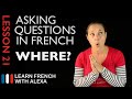 Forming Questions with 'où' in French