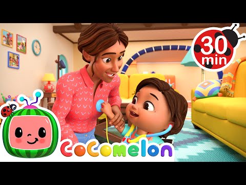 Nina Doctor Check-Up Song 👩🏽‍⚕️ Sing Along with Nina | CoComelon Nursery Rhymes & Kids Songs