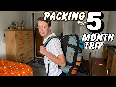 PACKING FOR A 5 MONTH LONG TRIP! new upload