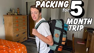 PACKING FOR A 5 MONTH LONG TRIP! new upload