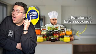 PUSE A PRUEBA LA NUEVA MODA VIRAL, EL BATCH COOKING