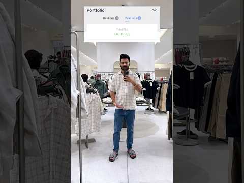10000₹ Profit In Option Trading While Shopping In Dubai #stockmarket  #minivlog #shorts