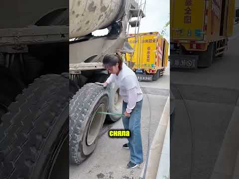 Поменяла колесо сама, а получила всего 8 лайков 🚗😅