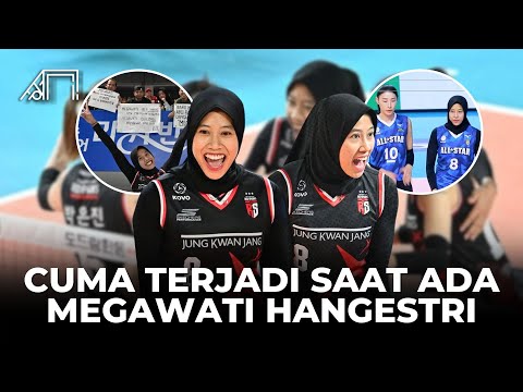 Supporter Liga Korea Kaget Budaya Cium Tangan Megawati! Momen Unik Megawati Selama di Red Spark