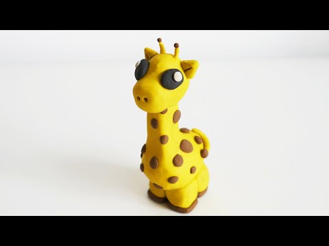 How to Easily Make a Giraffe with Modeling Clay