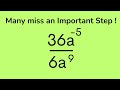 Simplifying Fractions with Exponents
