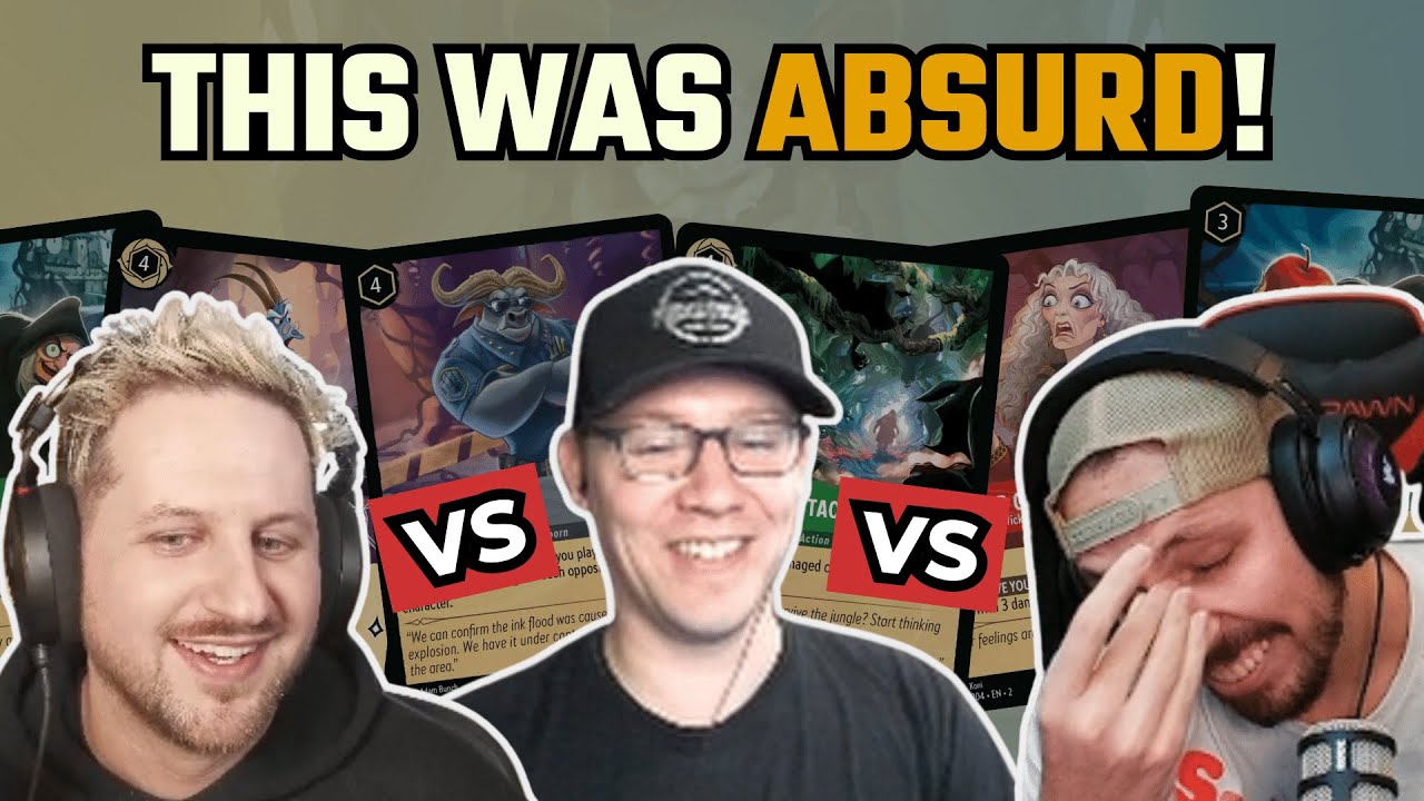 😂 FREE FOR ALL!! - Disney Lorcana Multiplayer Gameplay