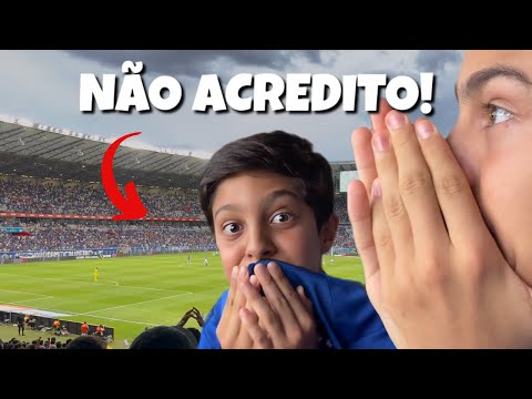 NÃO ACREDITAMOS NO QUE ACONTECEU NO ESTÁDIO DE FUTEBOL #futebol #estádio #cruzeiro #mineirão