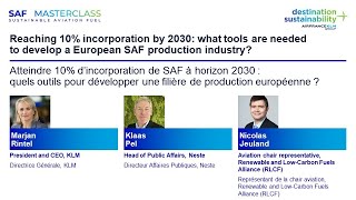 Air France-KLM SAF Masterclass - Roundtable 2