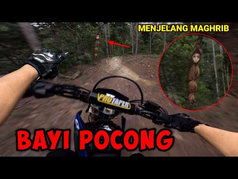 🔴BIKIN JANTUNGAN‼️MUNCULNYA BAYI POCONG WAKTU SANDEKALA | motovlog horor