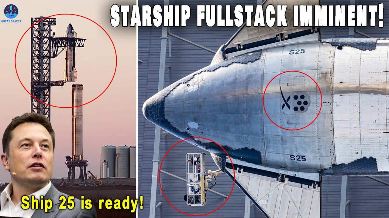 SpaceX Starship Full Stack Imminent! Will Starship launch next week?