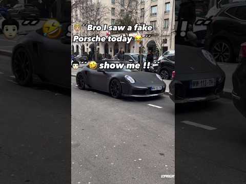 Fake Porsche ๐โผ๏ธ #fake #porsche #facts #shorts #feed #viralshort #trending