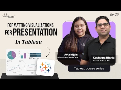 How to Format Visualizations for Presentations in Tableau | Tableau Course Ep 20