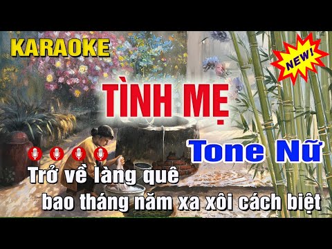 Tình Mẹ Karaoke Tone Nữ – Ngọc Sơn (A#m) Nhạc Sống Trung Hiếu