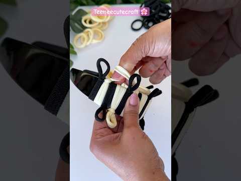 Diy new cute snappy headband craft idea 💕@Teeneecutecraft #youtubeshort