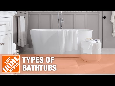 Types Of Bathtubs, Bathtub With Curved Side