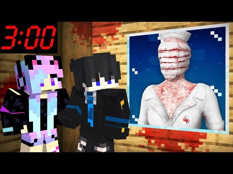 Scary NURSE is WANTED At Night in Minecraft...