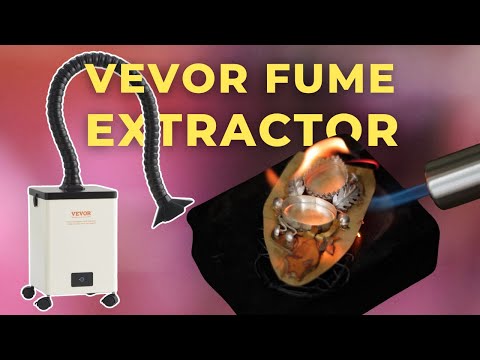 Vevor FUME EXTRACTOR for jewelry workshop! Unboxing, setup and testing