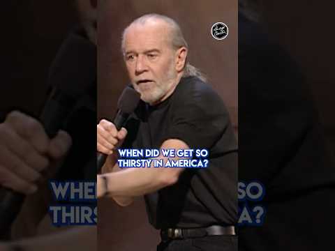 I'm parched 😩 #georgecarlin #standupcomedian #waterbottle