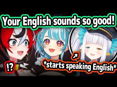 JP Vtubers' Reaction To Bae Speaking English and Bae's Reaction To Mea Getting Jealous【Hololive】