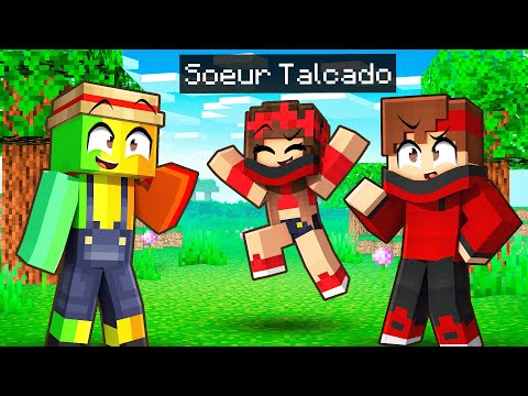 je RENCONTRE la SOEUR de Talcado sur Minecraft !