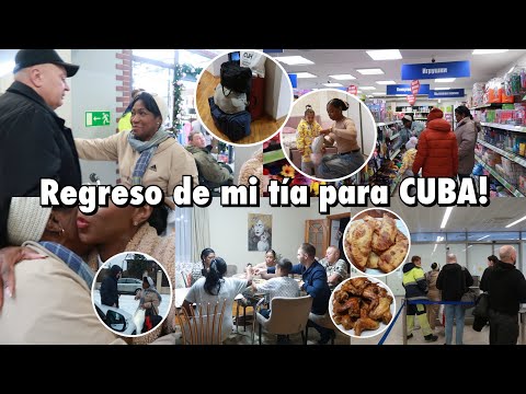 MI TÍA SE REGRESA PARA CUBA🇨🇺 DESPEDIDA😢 PREPARANDO MALETAS🧳 COMPRAS PARA QUE SE LLEVE |4,5 Ene 2025