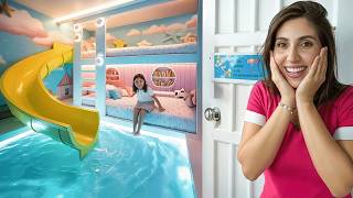 I Actually Built THIS ROOM for My Kids! (Waterslide & Secret Room)