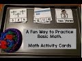 Math Activity Cards and Counting Skills